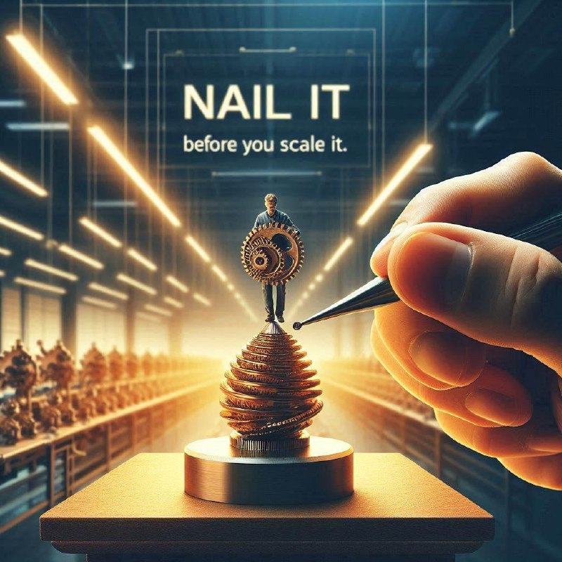 Nail it before you scale it