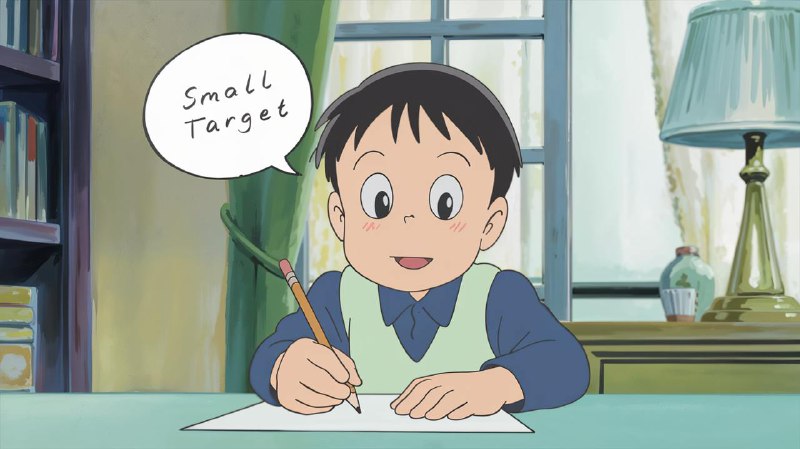 这个观点适用于小朋友学写字，我们总是想当然地对其有非常高的期望「目标」，却不知道正确的路径到底是什么，又控制不住地对其火冒三丈“Start by erring on the small side. If you're inexperienced you'll inevitably err on one side or the other, and if you err on the side of making the goal too broad, you won't get anywhere. Whereas if you err on the small side you'll at least be moving forward. Then, once you're moving, you expand the goal.首先从较小的错误开始